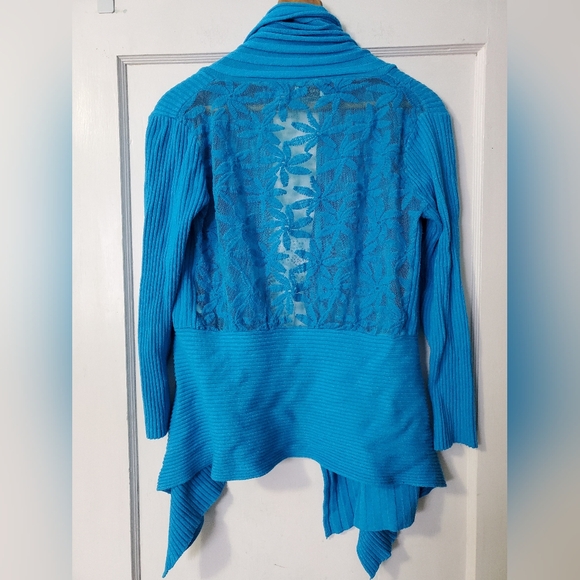 Beautiful Turquoise Lace Sweater ππ¦ - Picture 2 of 4